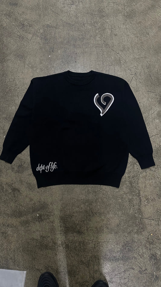 00 Black Heartwear Jumper