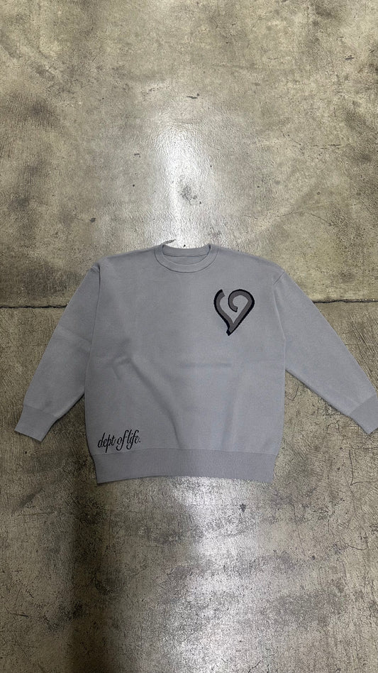 00 Grey Heartwear Jumper