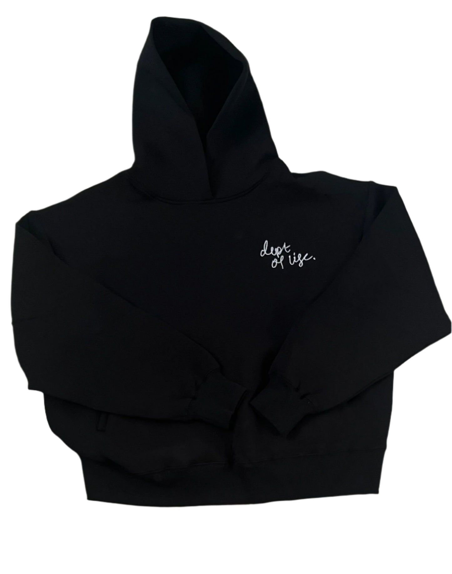 00 Black White Hoodie